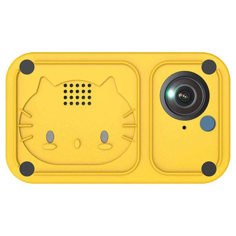 4G Outdoor Waterproof Pet GPS Location Tracker with Real-time Monitoring Camera, EU Version(Yellow)