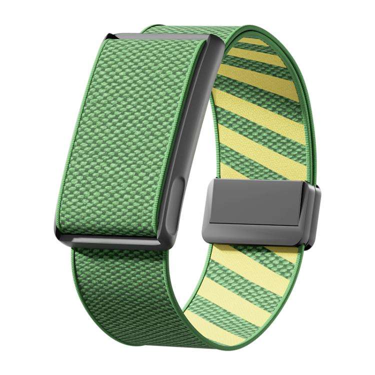 For Amazfit Helio Strap Magnetic Clasp Nylon Loop Watch Band(Lime)
