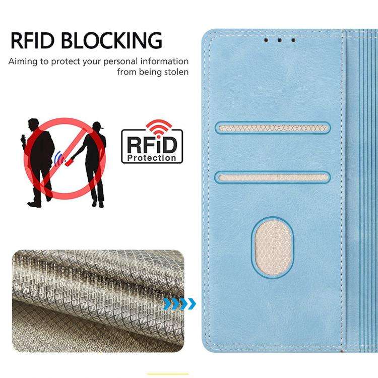 For Ulefone Note 20 Pro Skin Feel Two-tone RFID Blocking Vegan Leather Phone Case(Purple)