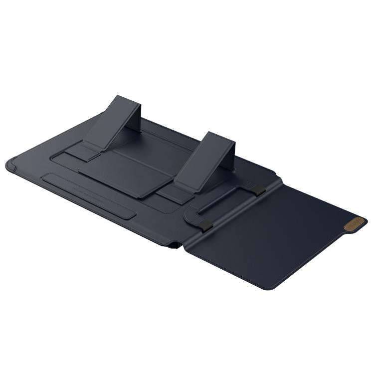 NILLKIN Versatile Pro Multi-functional Laptop Sleeve with Holder and Mouse Pad, Size:14.2 inch(Bl...
