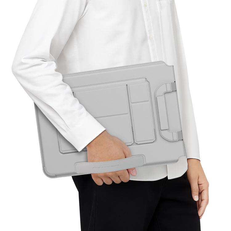 NILLKIN Versatile Pro Multi-functional Laptop Sleeve with Holder and Mouse Pad, Size:16.2 inch(Grey)