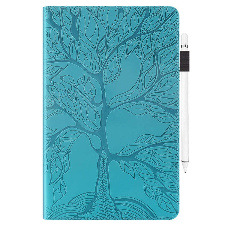 For Huawei MatePad 10.4 inch Life Tree Series Horizontal Flip Leather Case with Holder & Card Slo...
