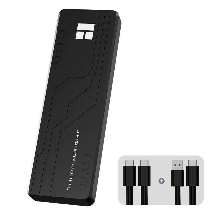 THERMALRIGHT HR-EB109 M.2 NVMe / SATA Dual Protocol SSD Enclosure with USB to Type-C Cable & Type...