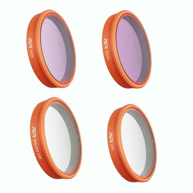 For DJI Osmo Action 6 JSR KO Series Camera Lens Filter, Filter:4 in 1 Macro CPL ND