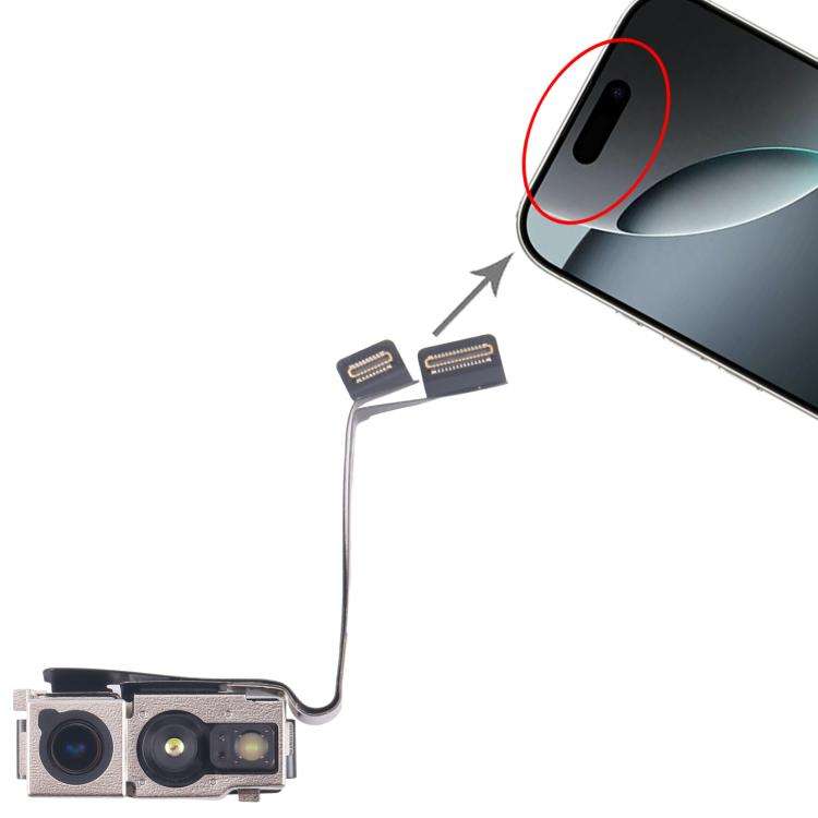 For iPhone 16 Pro Original Front Facing Camera Support Repair Assistant Face ID