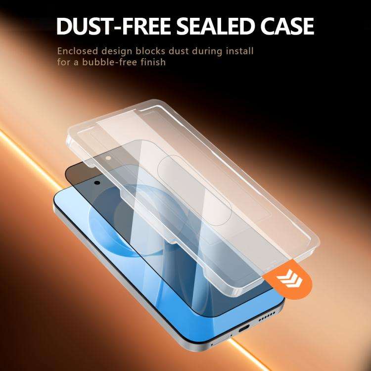 For Redmi K90 Pro Max 2pcs/Set LeReach CF Series Full Screen Version HD Privacy Phone Tempered Fi...