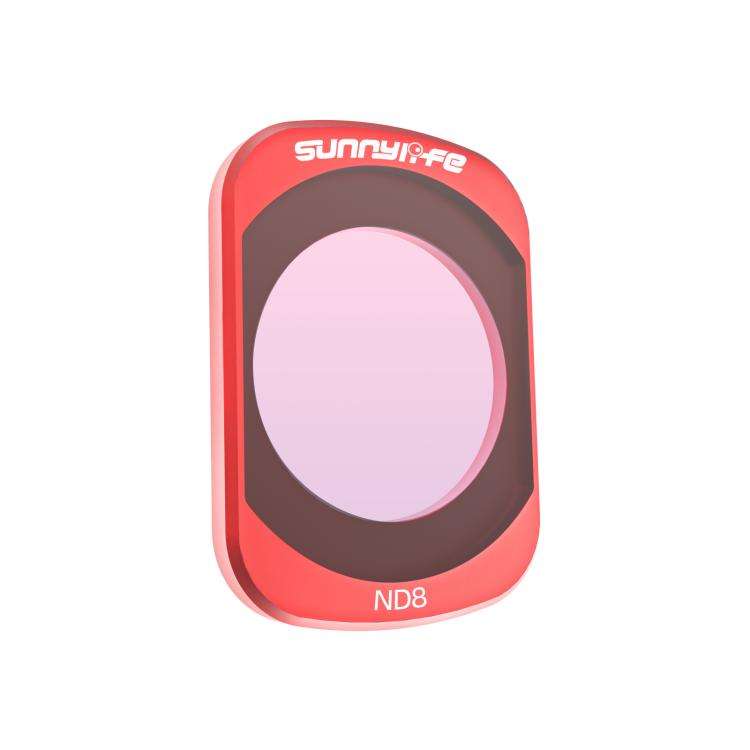 For DJI OSMO Pocket 3 Sunnylife Camera Lens Magnetic Metal Filter, Filter:ND8