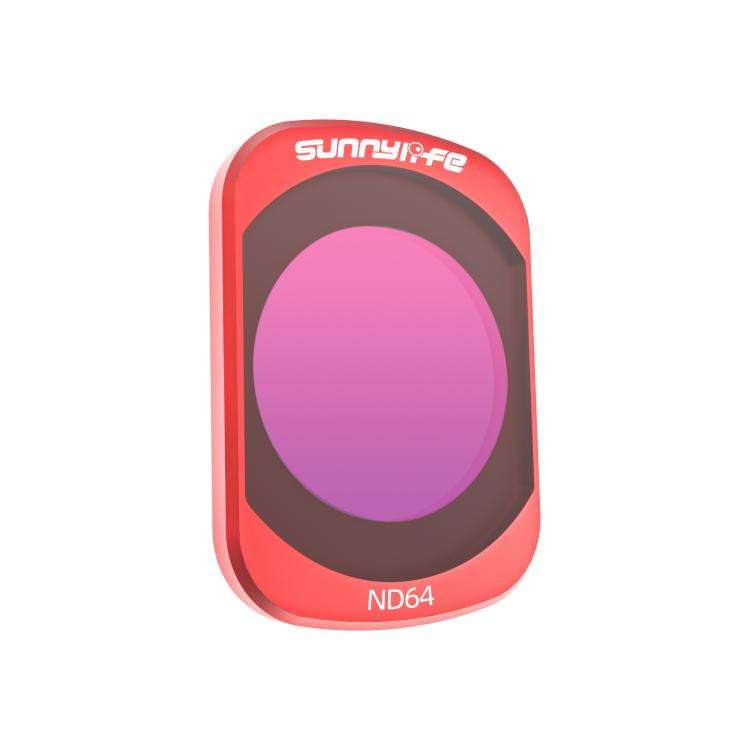 For DJI OSMO Pocket 3 Sunnylife Camera Lens Magnetic Metal Filter, Filter:ND64