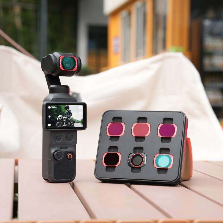 For DJI OSMO Pocket 3 Sunnylife Camera Lens Magnetic Metal Filter, Filter:ND64