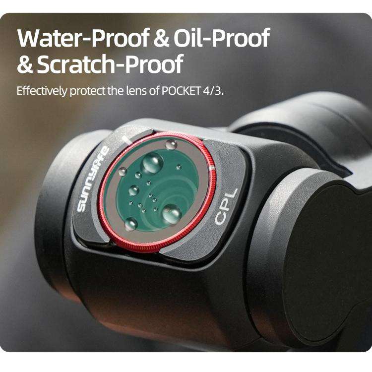 For DJI OSMO Pocket 3 Sunnylife Camera Lens Magnetic Metal Filter, Filter:Black Mist 1/4