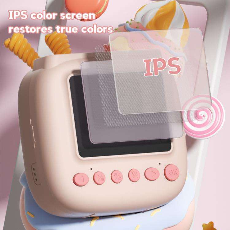 JJR/C C40 2.4 inch IPS Color Screen Children Printing Camera(Purple)