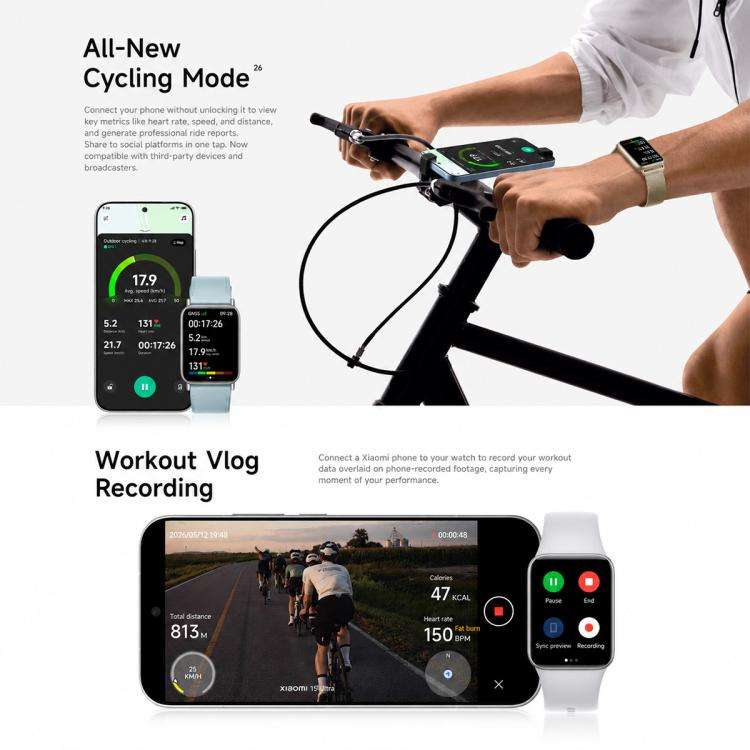 Original Xiaomi Smart Band 10 Pro, 1.74 inch AMOLED Screen 5ATM Waterproof Smart Watch, Support B...