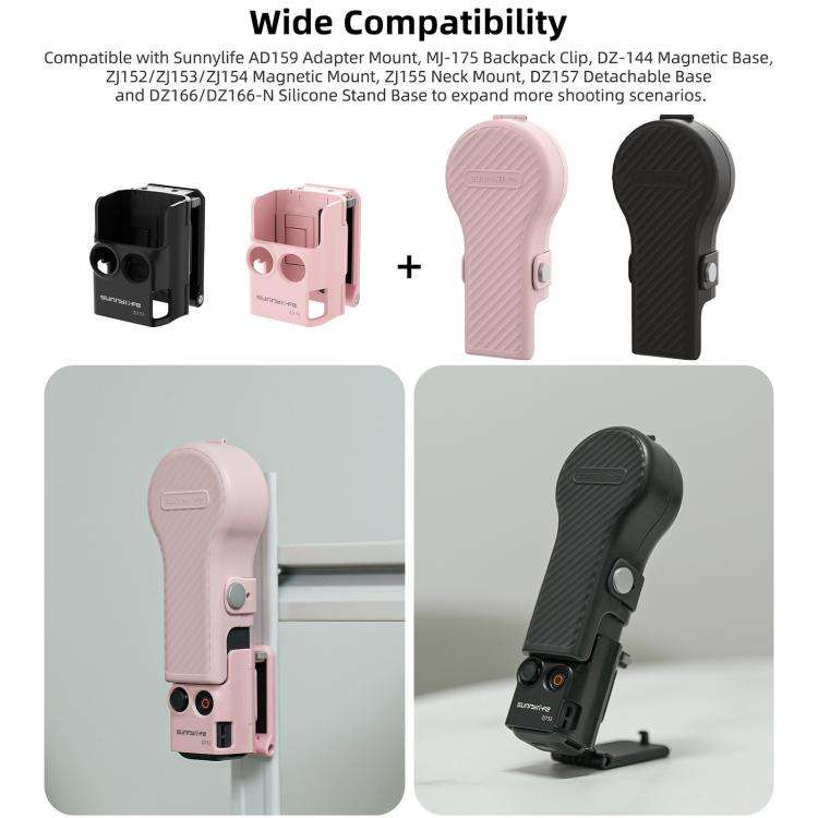 For DJI Osmo Pocket 4 / 3 Sunnylife Colorful Bulb-Shaped Gimbal Cover Camera Protector Screen Pro...