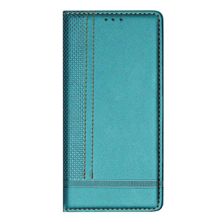 For Oukitel C1 Stitching Design Scratch-Resistant Vegan Leather Phone Case(Green)