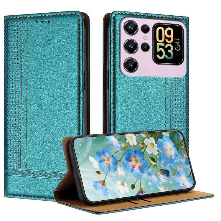 For Oukitel C62 Stitching Design Scratch-Resistant Vegan Leather Phone Case(Green)