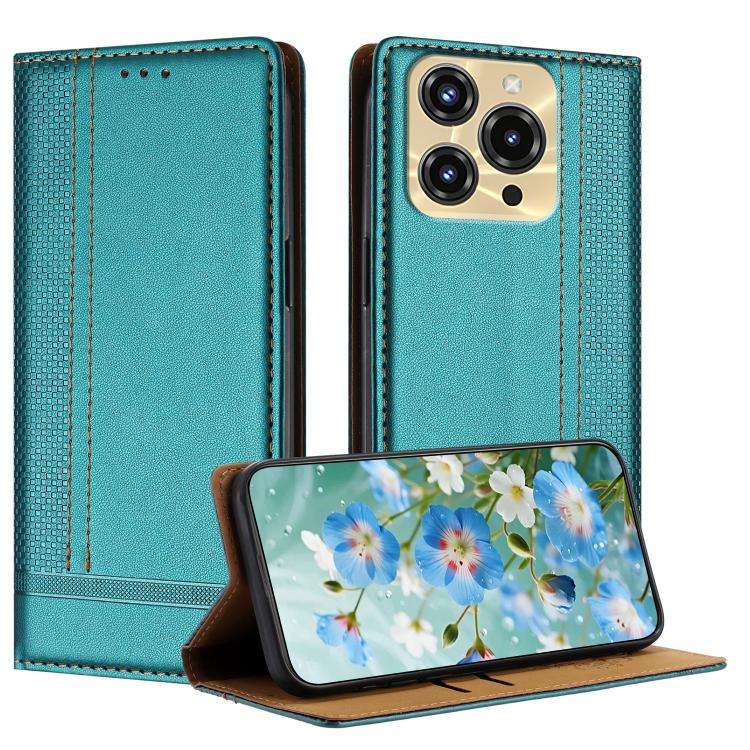 For Oukitel C68 Stitching Design Scratch-Resistant Vegan Leather Phone Case(Green)
