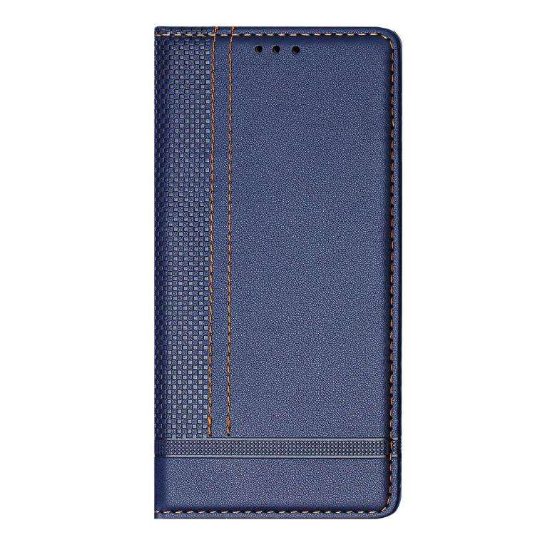 For Oukitel WP52 Stitching Design Scratch-Resistant Vegan Leather Phone Case(Blue)