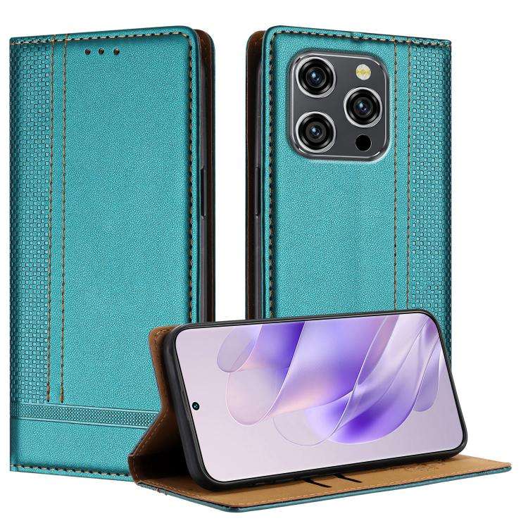 For Oukitel WP52 Stitching Design Scratch-Resistant Vegan Leather Phone Case(Green)