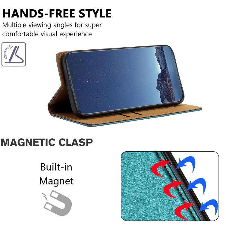 For Oukitel WP52 Stitching Design Scratch-Resistant Vegan Leather Phone Case(Green)