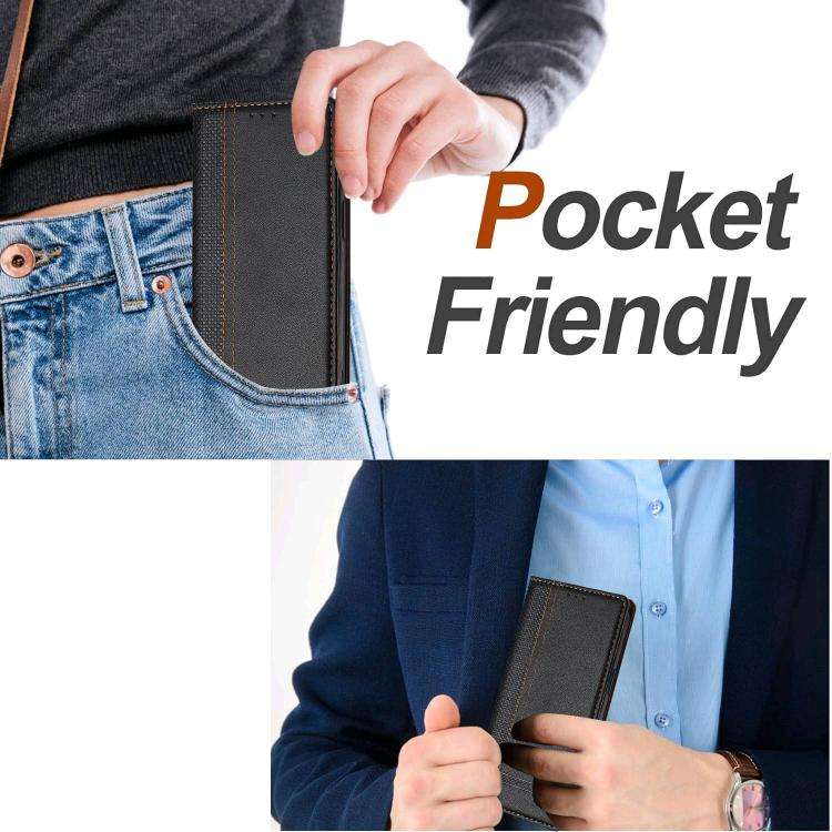 For Oukitel WP52 Stitching Design Scratch-Resistant Vegan Leather Phone Case(Black)