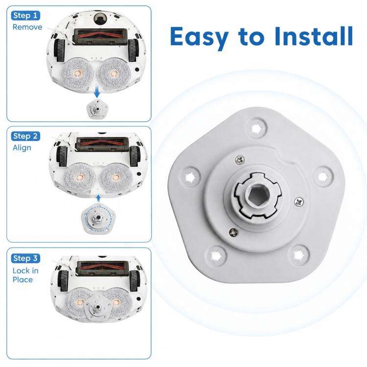 Robot Vacuum Cleaner Replacement Accessories for Xiaomi Mijia Robot Vacuum Mop Pro, Specification...