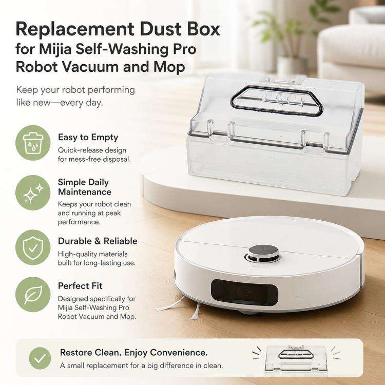 Robot Vacuum Cleaner Replacement Accessories for Xiaomi Mijia Robot Vacuum Mop Pro, Specification...