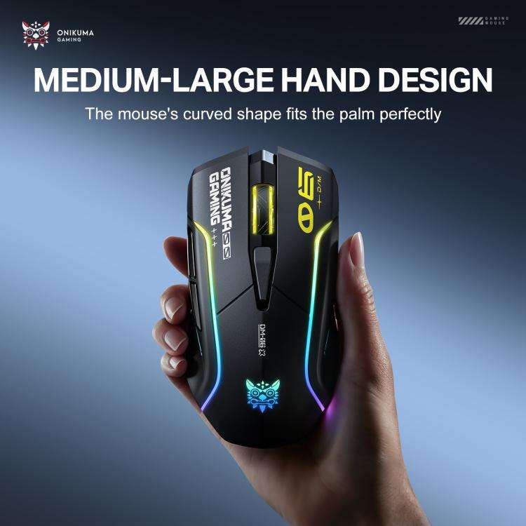 ONIKUMA DM06 RGB Three-mode E-sports Gaming Mouse