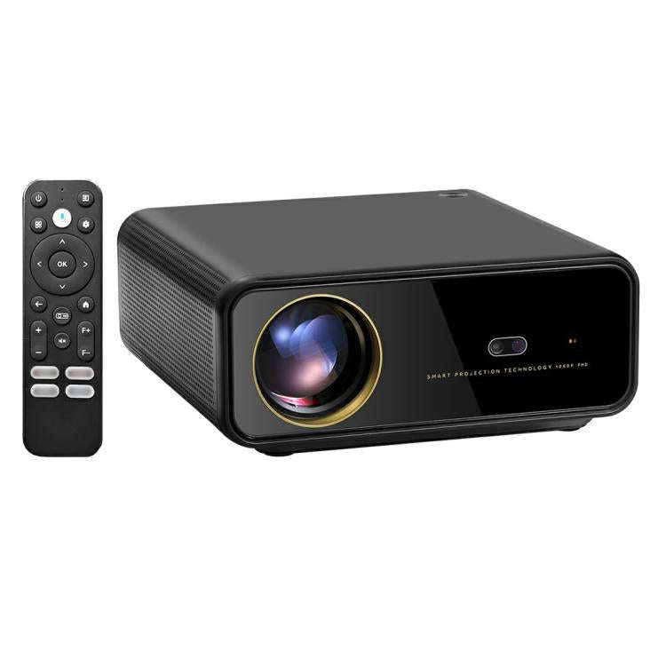 AUN U001 Pro 1080P 2050ANSI For Google TV Android 14 OS Smart Projector, Plug:US Plug(Black)