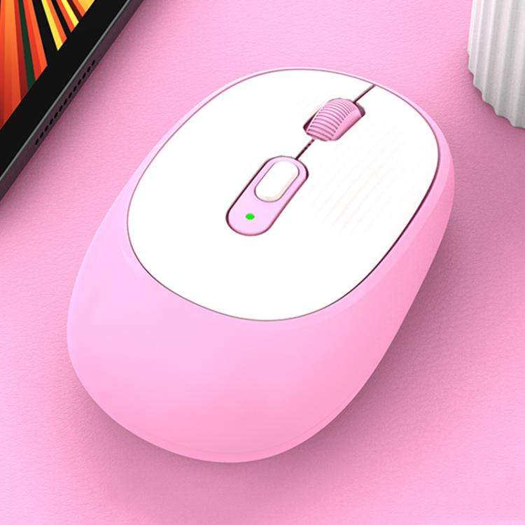SHIPADOO W300 2.4G Wireless Dual-Mode Mouse(Pink)