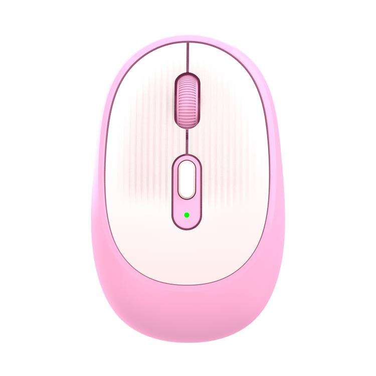 SHIPADOO W300 2.4G Wireless Dual-Mode Mouse(Pink)