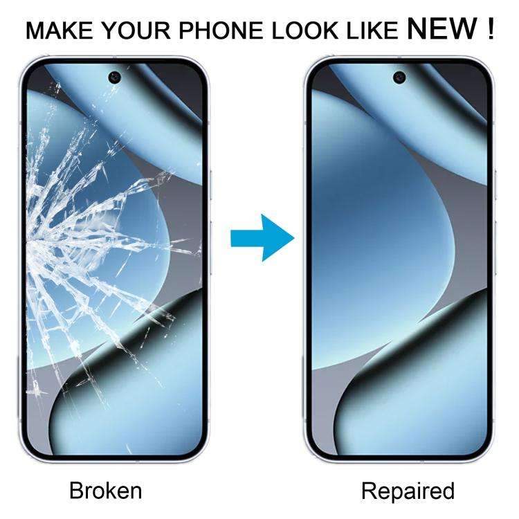 For Google Pixel 10 Pro 5pcs Front Screen Outer Glass Lens with OCA Optically Clear Adhesive