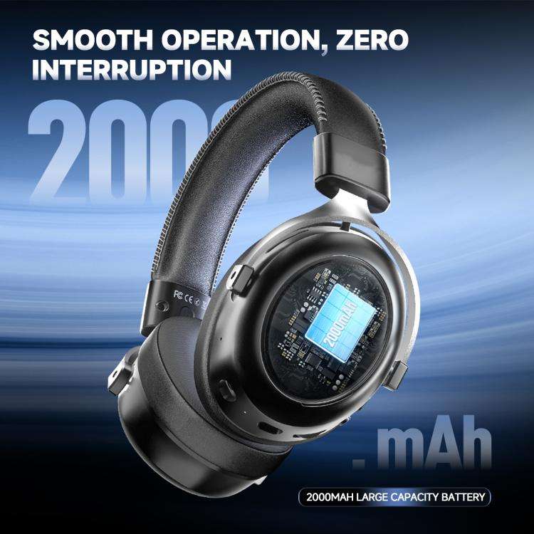 LinX G5 Wireless Bluetooth On-Ear Gaming Headset with Mic(Black)