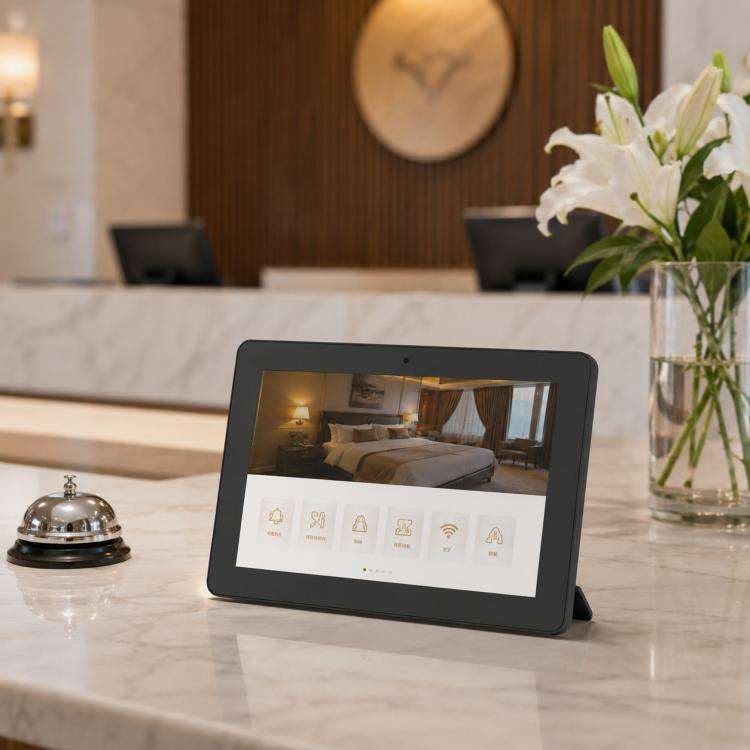 WF1036T 10.1 inch HD Touch Screen Digital Signage, 2GB+16GB, Android 11 RK3566 Quad Core, Plug:US...