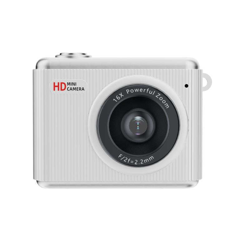 S6 Mini CCD 1.4-inch Screen Retro Filter Portable Digital Camera(White)