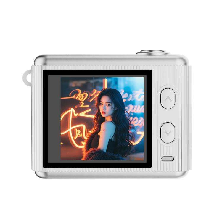 S6 Mini CCD 1.4-inch Screen Retro Filter Portable Digital Camera(White)