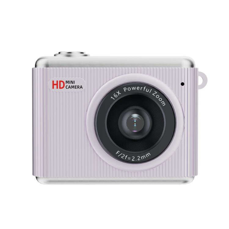 S6 Mini CCD 1.4-inch Screen Retro Filter Portable Digital Camera(Purple)