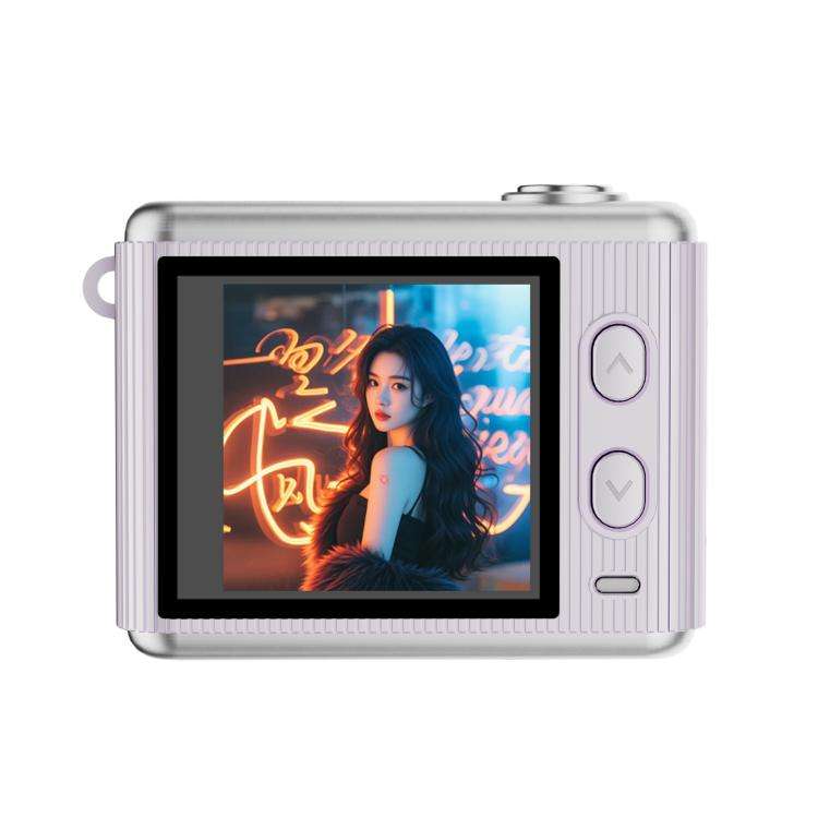 S6 Mini CCD 1.4-inch Screen Retro Filter Portable Digital Camera(Purple)