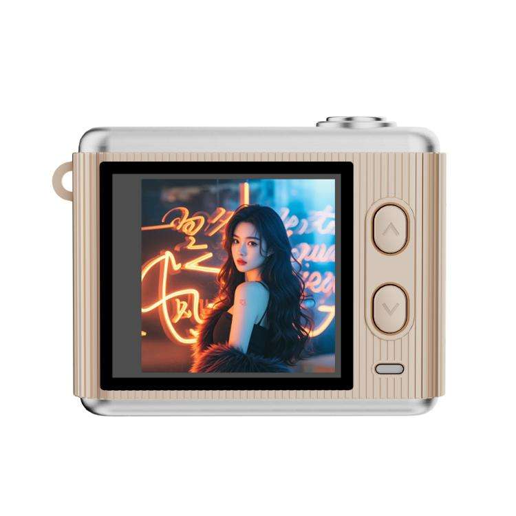 S6 Mini CCD 1.4-inch Screen Retro Filter Portable Digital Camera(Golden)
