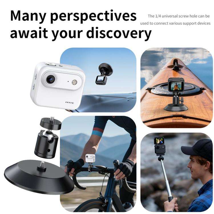 Y360 2.0 inch Screen 140 Degrees Wide Angle 4K Sport Action Camera(Black)