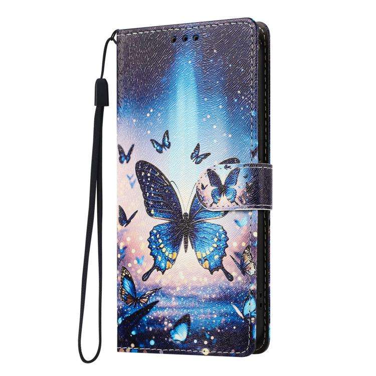For Ulefone Note 20 Pro CH002 Colored Drawing Buckle Clasp Vegan Leather Phone Case(Fluorescent B...