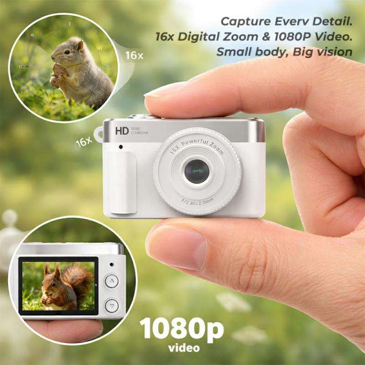 S3 1080P HD Digital Mini Thumb Camera(Black)