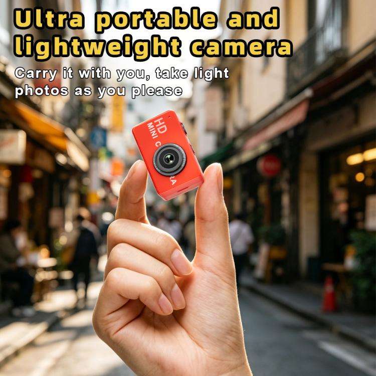 S4 1080P HD Digital Mini Thumb Pocket Camera(Yellow)