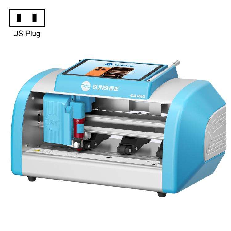 SUNSHINE C4 Pro 13-inch Intelligent High-Hardness Film Cutting Machine, Plug:US Plug