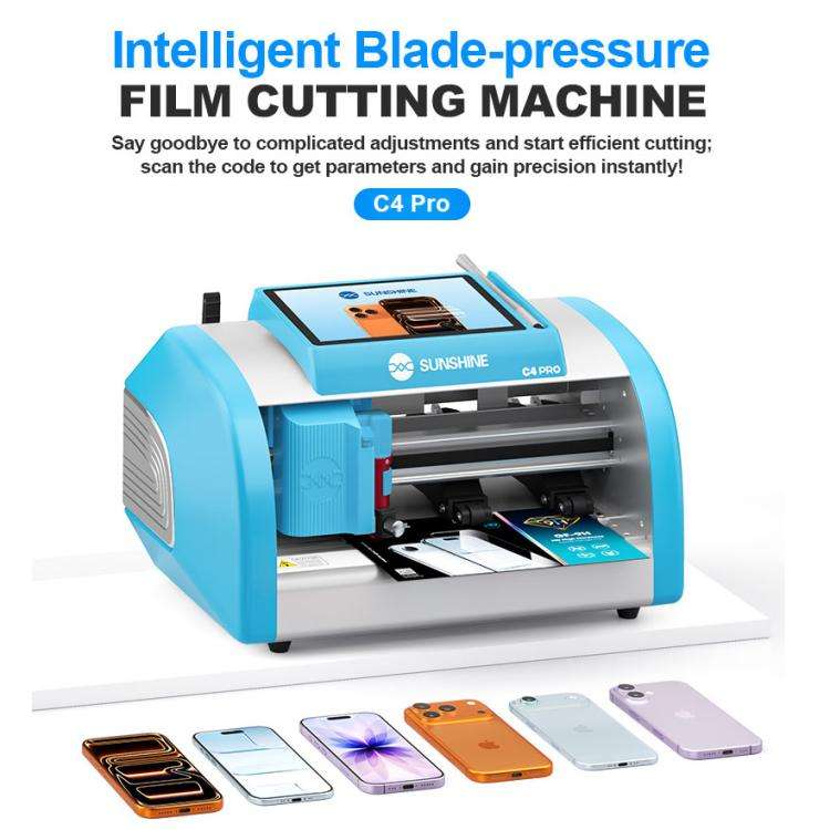 SUNSHINE C4 Pro 13-inch Intelligent High-Hardness Film Cutting Machine, Plug:EU Plug