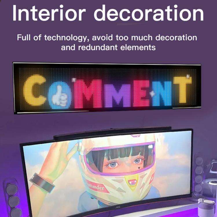 32x160 Pixels Double Row Ultra-Thin Waterproof LED Flexible Advertising Matrix Display Screen(US ...