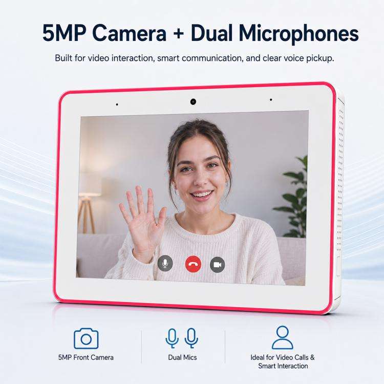 WA8058T 8 inch HD Touch Screen Digital Signage with Light, 2GB+16GB, Android 11 RK3568 Quad Core,...