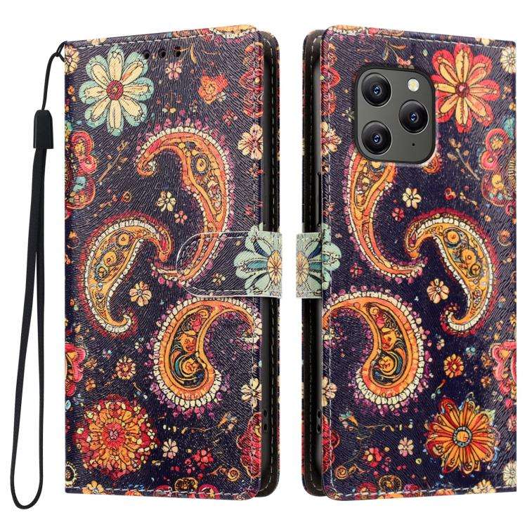 For Blackview BV5300 / BV5300 Pro CH002 Colored Drawing Buckle Clasp Vegan Leather Phone Case(Pai...