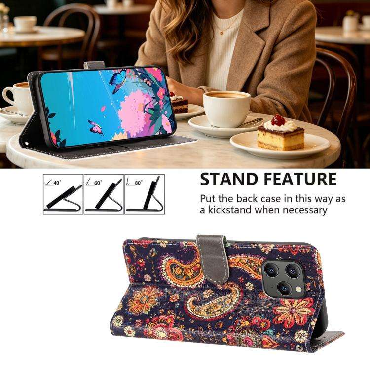 For Blackview BV5300 / BV5300 Pro CH002 Colored Drawing Buckle Clasp Vegan Leather Phone Case(Pai...