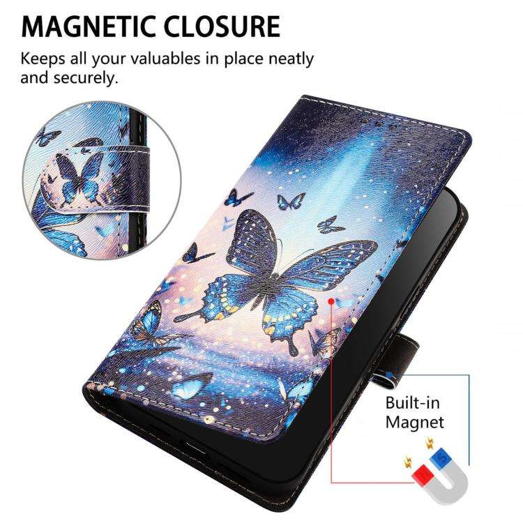 For DOOGEE Note 59 / 59 Pro CH002 Colored Drawing Buckle Clasp Vegan Leather Phone Case(Fluoresce...