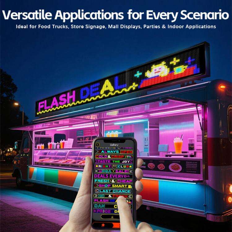 32x384 Pixels Dual Row Ultra-Thin LED Flexible Advertising Matrix Display Screen, Size: 287 x 29....